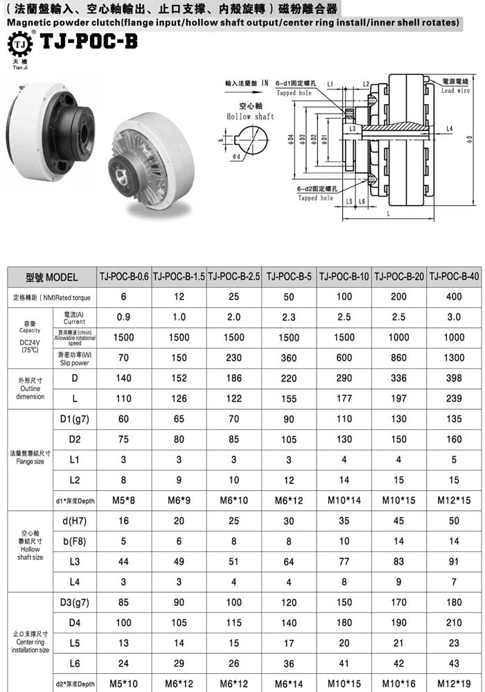 磁粉離合器